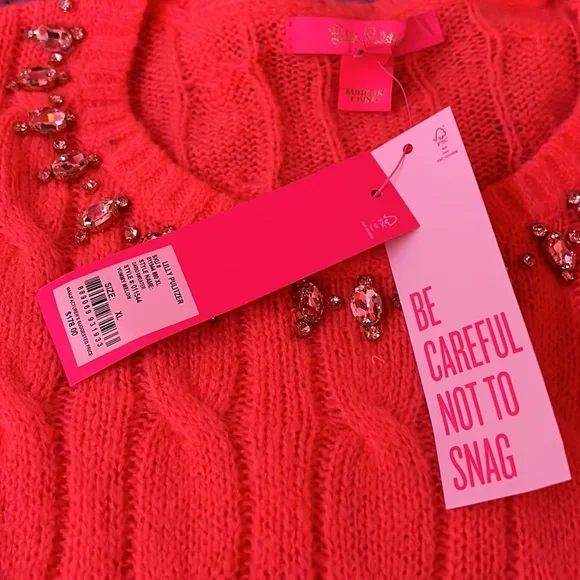 Lilly Pulitzer cable sweater - Picture 6 of 6